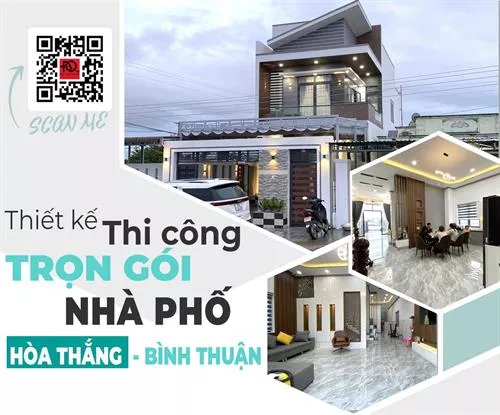 Thi công hoàn thiện nhà phố 2 tầng tại Hòa Thắng Bắc Bình