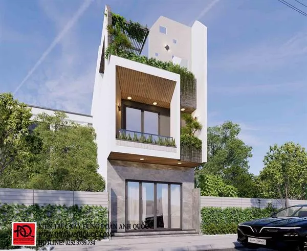 Xây nhà trọn gói Phan Thiết | Công ty Kiến trúc - Xây dựng Đoàn Anh Quốc . Thiết kế nhà đẹp 2022 Phan Thiết - Nhà phố 3 tầng hiện đại