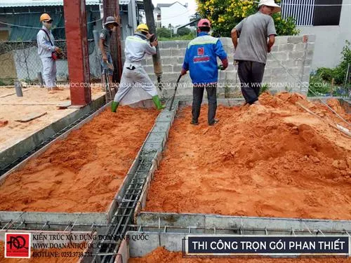 Công ty TNHH Kiến trúc Xây dựng Đoàn Anh Quốc - Nhà phố hiện đại 1 trệt 1 lầu 5x26m được thi công trọn gói tại Phong Nẫm Phan Thiết