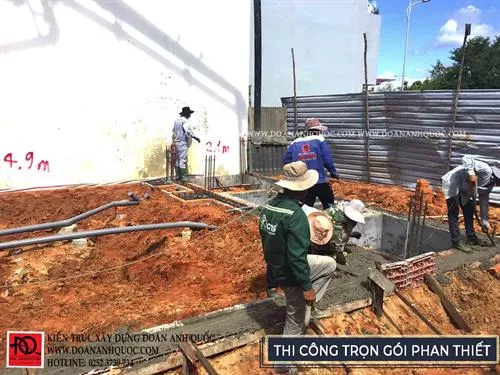 Thi công trọn gói nhà phố 3 tầng hiện đại bậc nhất phố biển Rạng Đông Phan Thiết