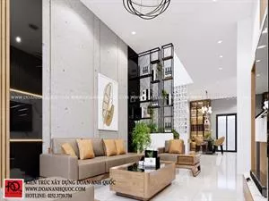 Thiết kế nhà phố 3 tầng thoáng mát tại Phố biển Rạng Đông Phan Thiết