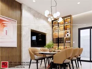 Thiết kế nhà phố 3 tầng thoáng mát tại Phố biển Rạng Đông Phan Thiết