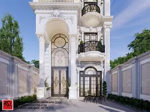 Thi công trọn gói biệt thự tân cổ điển 7x20 khu phố biển Rạng Đông, Phan Thiết