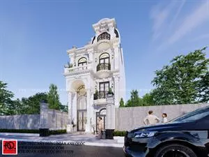 Thi công trọn gói biệt thự tân cổ điển 7x20 khu phố biển Rạng Đông, Phan Thiết
