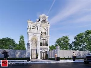 Thi công trọn gói biệt thự tân cổ điển 7x20 khu phố biển Rạng Đông, Phan Thiết