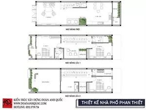 Thiết kế nhà phố hiện đại 3 tầng độc đáo tại Phan Thiết