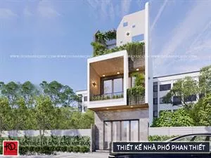 Thiết kế nhà đẹp 2022 Phan Thiết - Nhà phố 3 tầng hiện đại