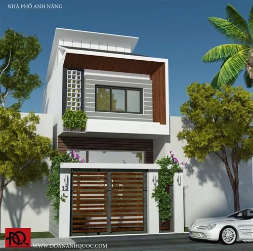 Công ty TNHH Kiến trúc Xây dựng Đoàn Anh Quốc - Nhà Phố Hiện Đại Ở Phan Thiết NP40