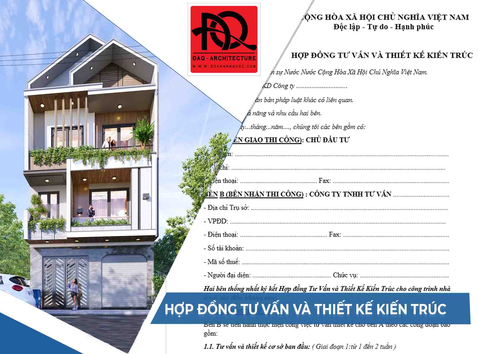 Mẫu hợp đồng tư vấn thiết kế xây dựng Phan Thiết 2022 mới nhất