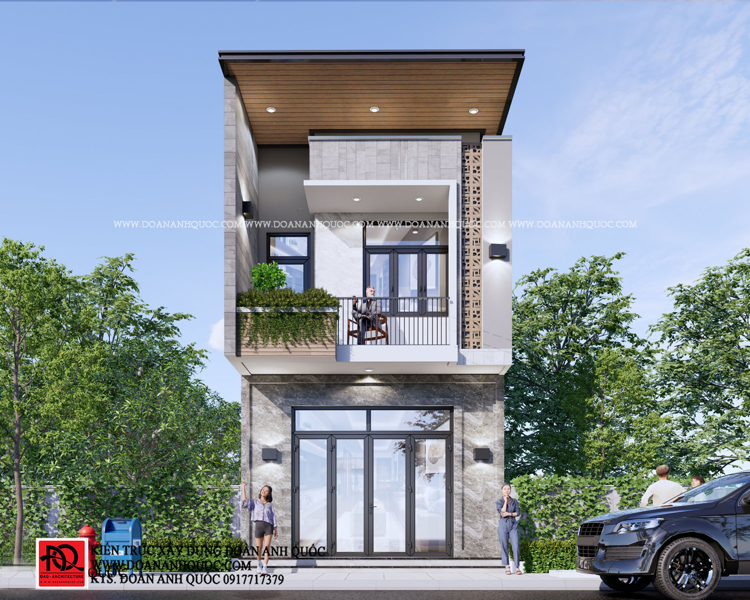 Xây nhà trọn gói Phan Thiết | Công ty Kiến trúc - Xây dựng Đoàn Anh Quốc . Thi công trọn gói căn 1 trệt 1 lầu hiện đại tại Tân Tiến – Lagi – Bình Thuận