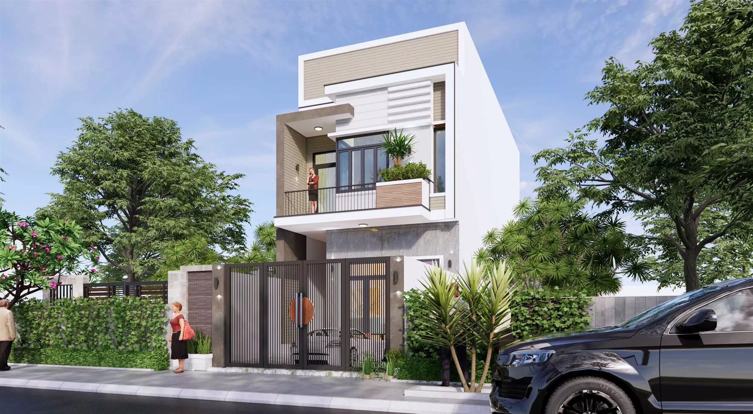 THIẾT KẾ NHÀ PHỐ HIỆN ĐẠI TẠI PHAN THIẾT