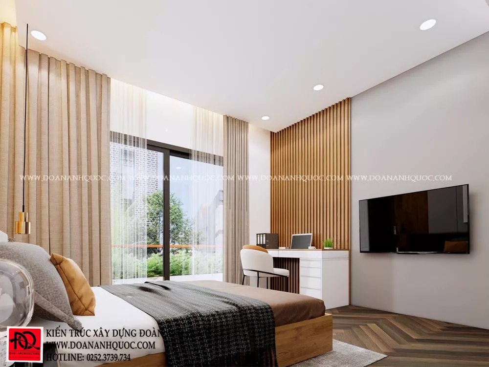 Thiết kế nhà phố 3 tầng thoáng mát tại Phố biển Rạng Đông Phan Thiết