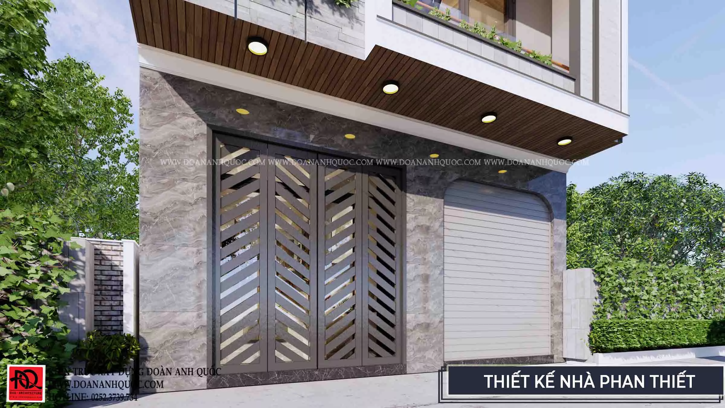 Thiết kế nhà phố 3 tầng hiện đại đẹp - Xây nhà Phan Thiết