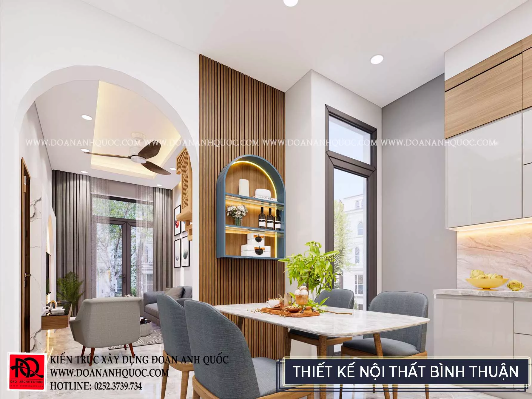 Nhà cấp 4 được thiết kế nội thất đẹp mắt ra sao tại Phan Thiết