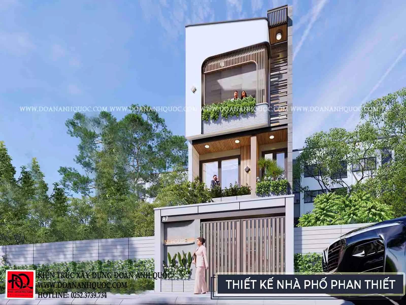 Ấn tượng với ý tưởng thiết kế nhà phố hiện đại độc đáo 