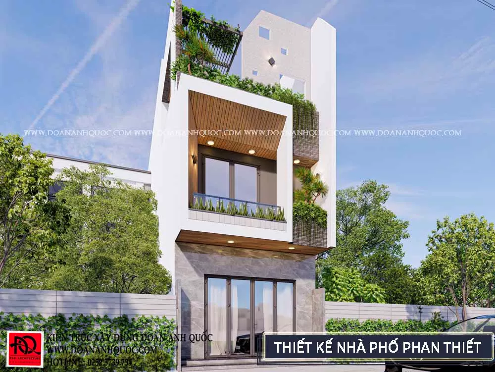 Thiết kế nhà đẹp 2022 Phan Thiết - Nhà phố 3 tầng hiện đại