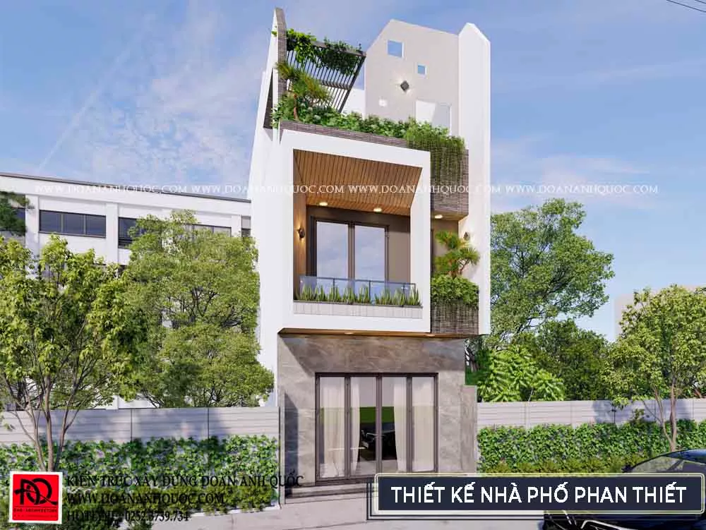 Thiết kế nhà đẹp 2022 Phan Thiết - Nhà phố 3 tầng hiện đại