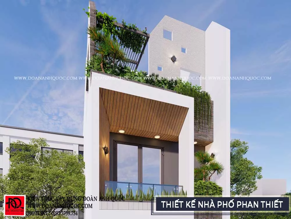Thiết kế nhà đẹp 2022 Phan Thiết - Nhà phố 3 tầng hiện đại