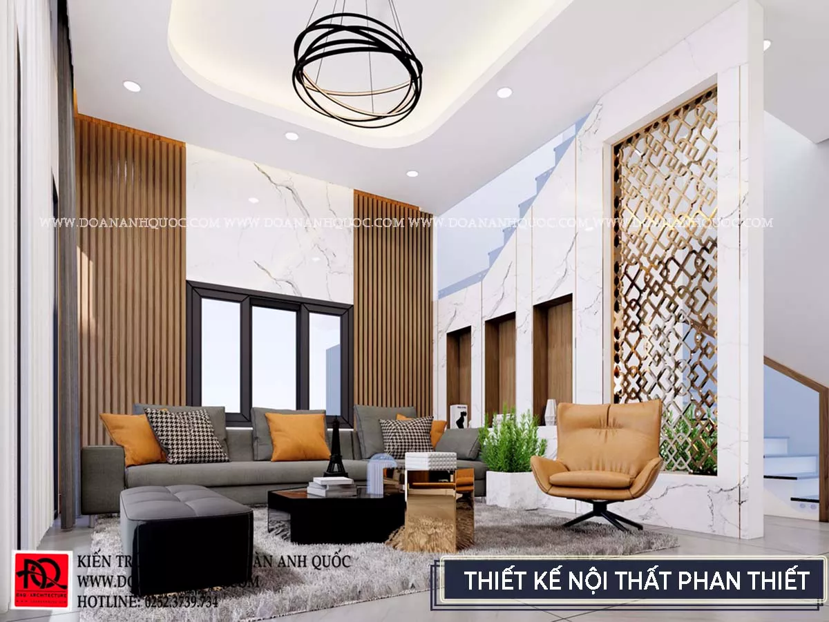Đẳng cấp với thiết kế ội thất nhà phố theo phong cách hiện đại