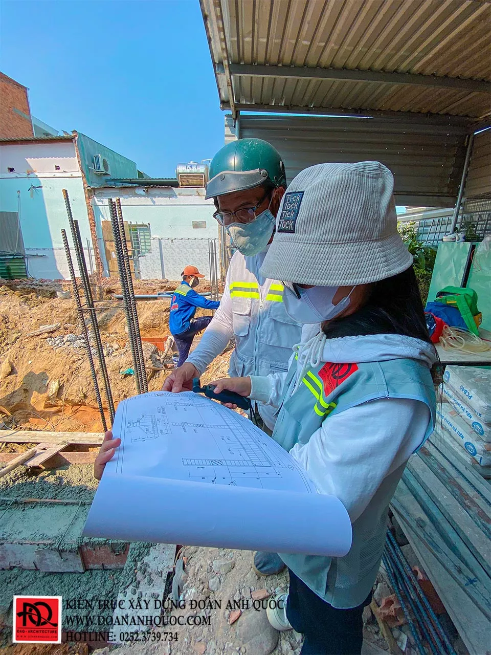 Chào đón công trình thực tế nhà phố 3 tầng hiện đại đang thi công tại Khu Văn Thánh 3 - Phan Thiết